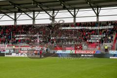 2. BL - Saison 2018/2019 - FC Ingolstadt 04 - MSV Duisburg - Fans - choreo - banner - spruchband - Foto: Meyer Jürgen