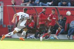 2. BL - Saison 2018/2019 - FC Ingolstadt 04 - SC Paderborn 07 - Paulo Otavio (#6 FCI) - Mohamed Dräger (#25 Paderborn) - Foto: Meyer Jürgen