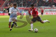2. Bundesliga - FC Ingolstadt 04 - DSC Arminia Bielefeld - rechts Paulo Otavio (6, FCI) links Jonathan Clauss