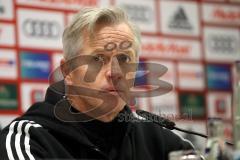 2. Bundesliga - FC Ingolstadt 04 - 1. FC Heidenheim - Pressekonferenz nach dem Spiel, Cheftrainer Jens Keller (FCI) nach seinem ersten Heimspiel, 1:1