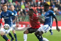 2. Bundesliga - FC Ingolstadt 04 - Hamburger SV - Osayamen Osawe (14, FCI) Jatta, Bakery (18 HSV)