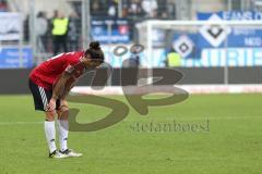 2. Bundesliga - FC Ingolstadt 04 - Hamburger SV - Spiel ist aus 1:2, Jonatan Kotzke (25 FCI) enttäuscht
