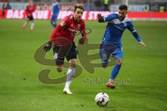 2. Bundesliga - Fußball - FC Ingolstadt 04 - 1. FC Magdeburg - Thomas Pledl (30, FCI) Michel Niemeyer (19 Magdeburg)