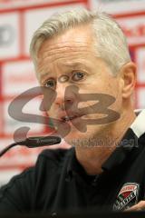 2. Bundesliga - FC Ingolstadt 04 - VfL Bochum - Pressekonferenz nach dem Spiel, FCI Sieg 2:1, Cheftrainer Jens Keller (FCI)