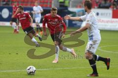 2. BL - Saison 2018/2019 - FC Ingolstadt 04 - DSC Arminia Bielefeld - Konstantin Kerschbaumer (#7 FCI) - Julian Börner (#13 Bielefeld) - Foto: Meyer Jürgen