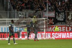 2. Bundesliga - Fußball - FC Ingolstadt 04 - FC St. Pauli - Tor für Pauli, 0:1, Schnazer enttäuscht Marvin Matip (34, FCI) Frederic Ananou (2, FCI) Osayamen Osawe (14, FCI)