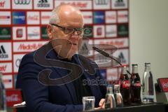 2. Bundesliga - Fußball - FC Ingolstadt 04 - Thomas Linke kommt als externer Berater zurück zum FCI, Vorsitzender des Vorstandes Peter Jackwerth (FCI) stellt sich den Fragen