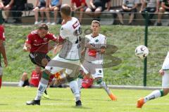 2. Bundesliga - Fußball - FC Ingolstadt 04 - Testspiel - FC Wacker Innsbruck - links Konstantin Kerschbaumer (7, FCI) Schuß auf das Tor