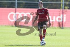 2. Bundesliga - Testspiel - FC Ingolstadt 04 - FC Würzburger Kickers - Marcel Gaus (19, FCI) stoppt Ball