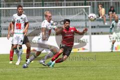 2. Bundesliga - Fußball - FC Ingolstadt 04 - Testspiel - FC Wacker Innsbruck - rechts Almog Cohen (8, FCI) links Martin Harrer (Wacker)
