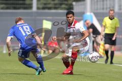 2. Bundesliga - Fußball - Testspiel - FC Ingolstadt 04 - SpVgg Unterhaching - Maximilian Krauß (19) und rechts Paulo Otavio (6, FCI)