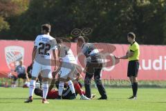 2. Bundesliga - Testspiel - FC Ingolstadt 04 - FC Würzburger Kickers - bleibt verletzt liegen Darío Lezcano (11, FCI)