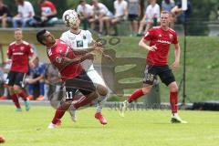 2. Bundesliga - Fußball - FC Ingolstadt 04 - Testspiel - FC Wacker Innsbruck - Darío Lezcano (11, FCI) rechts Nico Rinderknecht (38 FCI)