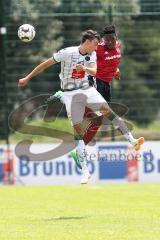 2. Bundesliga - Fußball - FC Ingolstadt 04 - Testspiel - FC Wacker Innsbruck - Kopfballduell rechts Frederic Ananou (2, FCI) links Albert Valcci (Wacker)