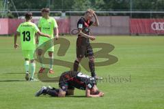 B-Junioren - Bundesliga - FC Ingolstadt 04 - SV Wehen Wiesbaden 0:1 - enttäuscht, Abstieg, hängende Köpfe