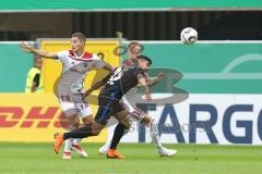 DFB-Pokal - SC Paderborn 07 - FC Ingolstadt 04 - Thorsten Röcher (29 FCI) Dräger, Mohamed (Paderborn 25) Sonny Kittel (10, FCI)