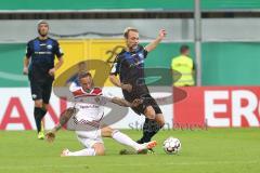 DFB-Pokal - SC Paderborn 07 - FC Ingolstadt 04 - Sonny Kittel (10, FCI) Zolinski, Ben (Paderborn 31)