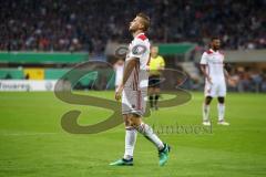 DFB-Pokal - SC Paderborn 07 - FC Ingolstadt 04 - Spiel ist aus, 2:1 Niederlage, Robert Leipertz (13, FCI) enttäuscht