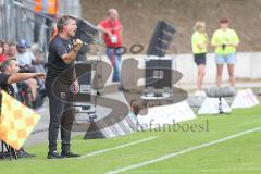 3. Fußball-Liga - Saison 2019/2020 - FC Victoria Köln - FC Ingolstadt 04 - Chef-Trainer Jeff Saibene (FCI) gibt Anweisungen - Foto: Meyer Jürgen