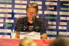3. Liga - Fußball - KFC Uerdingen - FC Ingolstadt 04 - Pressekonferenz nach dem Spiel, 0:3, Cheftrainer Jeff Saibene (FCI)