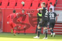 3. Fußball-Liga - Saison 2019/2020 - FC Ingolstadt 04 - KFC Uerdingen - Peter Kurzweg (#16,FCI)  beim Einwurf - Foto: Meyer Jürgen