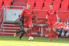 3. Fußball-Liga - Saison 2019/2020 - FC Ingolstadt 04 - KFC Uerdingen - Marcel Gaus (#19,FCI)  - Christian Kinsombi (#8 Uerdingen) - Foto: Meyer Jürgen