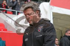 3. Fußball-Liga - Saison 2019/2020 - FC Ingolstadt 04 - Chemnitzer FC - Chef-Trainer Jeff Saibene (FCI) - #Foto: Meyer Jürgen