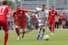 3. Liga - Testspiel - FC Ingolstadt 04 - TSV 1860 Rosenheim - Zweikampf rechts Thorsten Röcher (29 FCI)