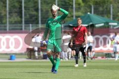 3. Liga - Testspiel - FC Ingolstadt 04 - SKN St. Pölten - Torwart Marco Knaller (1, FCI) zufrieden