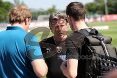 3. Liga - Testspiel - FC Ingolstadt 04 - SKN St. Pölten - nach dem Spiel, Interviews mit Cheftrainer Jeff Saibene (FCI)