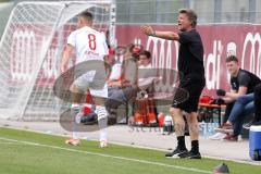 3. Liga - Testspiel - FC Ingolstadt 04 - TSV 1860 Rosenheim - Cheftrainer Jeff Saibene (FCI) am Seitenrand