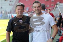 3. Liga - Saisoneröffnung - Testspiel - FC Ingolstadt 04 - VfB Eichstätt - Cheftrainer Jeff Saibene (FCI) und Co-Trainer Carsten Rump (FCI)
