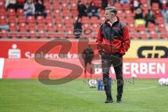 3. Liga - Hallescher FC - FC Ingolstadt 04 - Cheftrainer Tomas Oral (FCI) vor dem Spiel