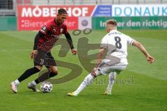 3. Liga - FC Ingolstadt 04 - SpVgg Unterhaching - Justin Butler (31, FCI) Dombrowka Max (8 SpVgg)