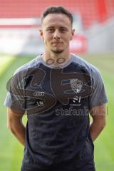 Athletik-Trainer Luca Schuster (FCI); FC Ingolstadt 04;
3.Liga, Porträttermin 2023/2024
