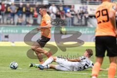 3. Liga; SV Sandhausen - FC Ingolstadt 04; Ognjen Drakulic (30, FCI) Schuster Lion (5 SVS)