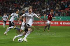 EM-Qualifikation - Fußball - Länderspiel - U21 - Deutschland - Norwegen - Tor gefährlich Cedric Teuchert von Deutschland