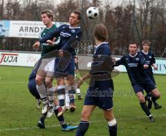 FC Gerolfing - ASV Dachau - Michael Rindlbacher kommt zu spät hoch