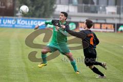 FC Gerolfing gegen TSV Nördlingen - Manai Kais (grün) - Foto: Jürgen Meyer