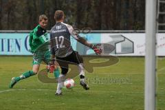 Landesliga Südwest - FC Gerolfing - TSG Thannhausen - Florian Ihring mit dem 2:0 Tor durch die Beine des Torwarts