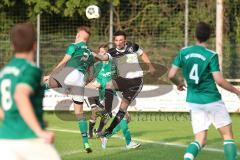Lottocup 2014 - Türkisch SV Ingolstadt - TSV Jetzendorf 5:0 - mitte Ali Erbas (weiss) gewinnt das Kopfballduell