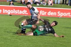 BZL Oberbayern Nord - Saison 2016/17 -  SV Manching - FC Gerolfing - Genc Ugur weiss Gerolfing - Hamm Mathias grün Manching - Foto: Jürgen Meyer