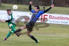 BZL Oberbayern Nord - Saison 2016/17 -  SV Manching - FC Moosburg - David Hammerschmidt grün Manching - Foto: Jürgen Meyer