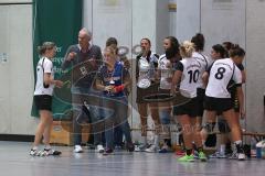 Handball Damen - HG Ingolstadt - TSV Ismaning II - Der Trainer in der Pause