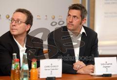 Inline Hockey-WM in Ingolstadt - Pressekonferenz - Edkard Schindler und Sven Zywitza