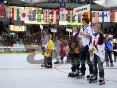 Inline Hockey-WM in Ingolstadt - Eröffnungsspiel - Deutschland gegen Slowenien 7:5 - Deutschland