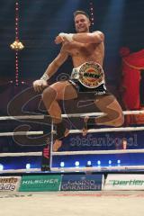 Stekos Fight Night 2018 - Thaiboxen - Weltmeisterschaft - WKU - Titelverteidigung - Sebastian Preuss GER) gegen Ruben Bernabe (SPA), Sieger Sebastian Preuss