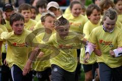 Halbmarathon - Kidsrun Start. da kommen die Ellbogen ins Spiel