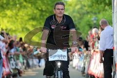 Halbmarathon Ingolstadt 2014 - Organisator Roland Muck im Ziel