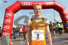 Halbmarathon Ingolstadt 2014 - Hagen Brosius, später Zweiter
